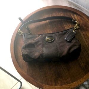 Coach Signature Stripe Crossbody/Shoulder Bag